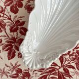 Antique porcelain shell ramekin dish