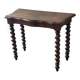 Console en bois massif pieds tournés
