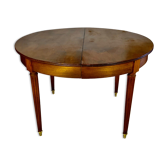Round table Louis XVI style with 3 extensions
