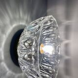 Vintage molded glass lampshade - tableware collection -