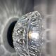 Vintage molded glass lampshade - tableware collection -