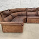 Vintage modular leather sofa DeSede spirit