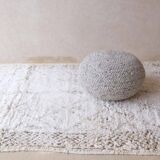Vintage White Berber Rug - 318 x 180 cm