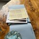 Table artisanale en orme massif, art populaire