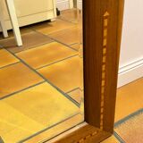 Beveled mirror in solid wood marquetry - 118x88.5cm