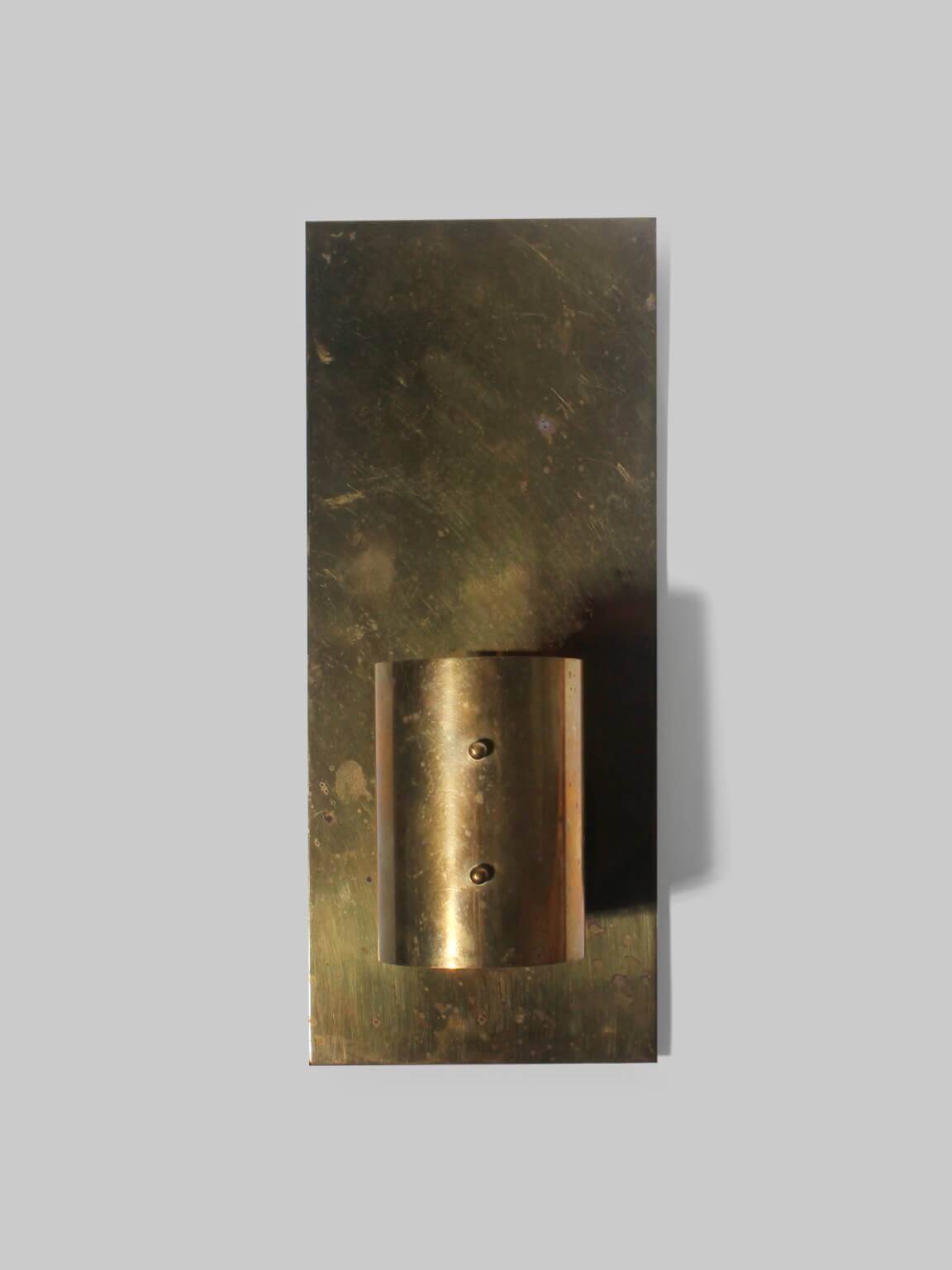 Mid-century Brass Candle Sconce From Colseth, Norway
