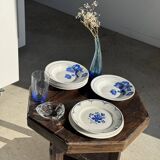 Set of 14 antique deep plates Moulin des Loups Hamage Model Edmond