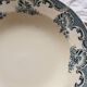 Vintage hollow plate Lavallière - Moulin des Loups - Floral rim