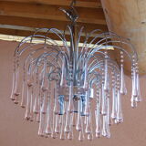 Chandelier Murano Venini tassels drops