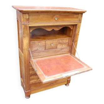 19th-century Louis Philippe walnut office secretary.