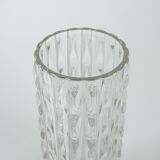 Crystal vase, Italian design, 1960s, manufactured in Italy