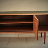Scandinavian design enfilade in teak and teak veneer