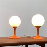Mid-century Swiss table lamps by E.R. Nele for Temde, set of 2