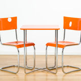 Mücke & melder 2 chairs & table set 40s