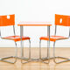 Mücke & melder 2 chairs & table set 40s