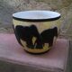 Vintage elephant pot cover
