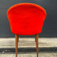 Red fur chair