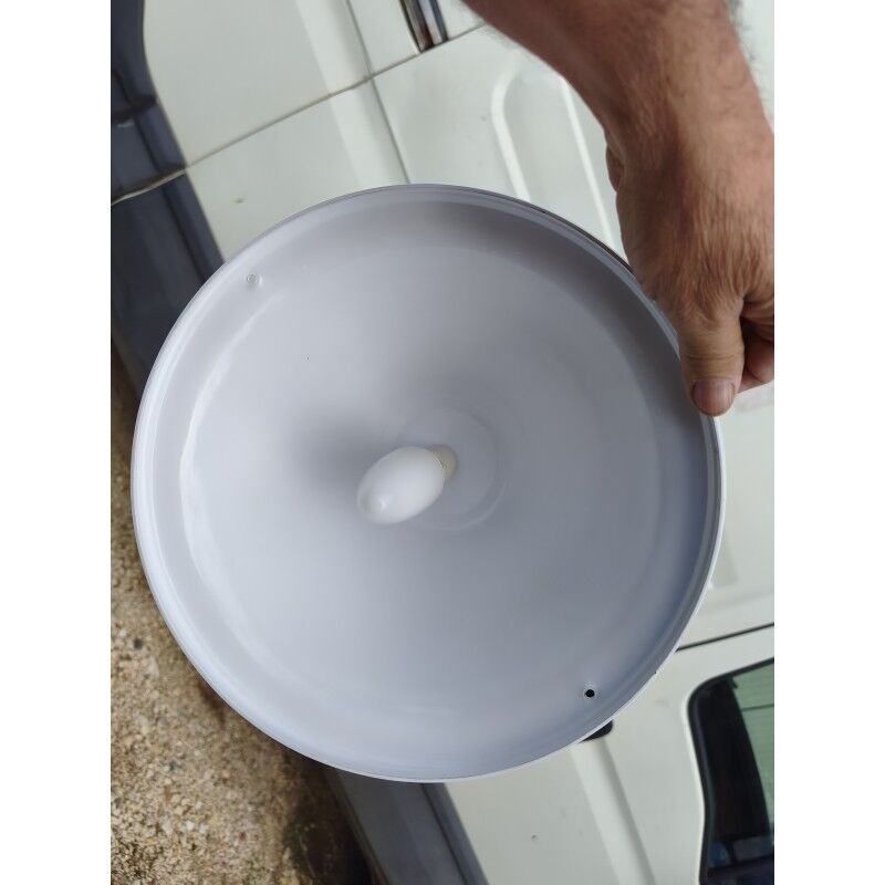 Suspension en tôle émaillée