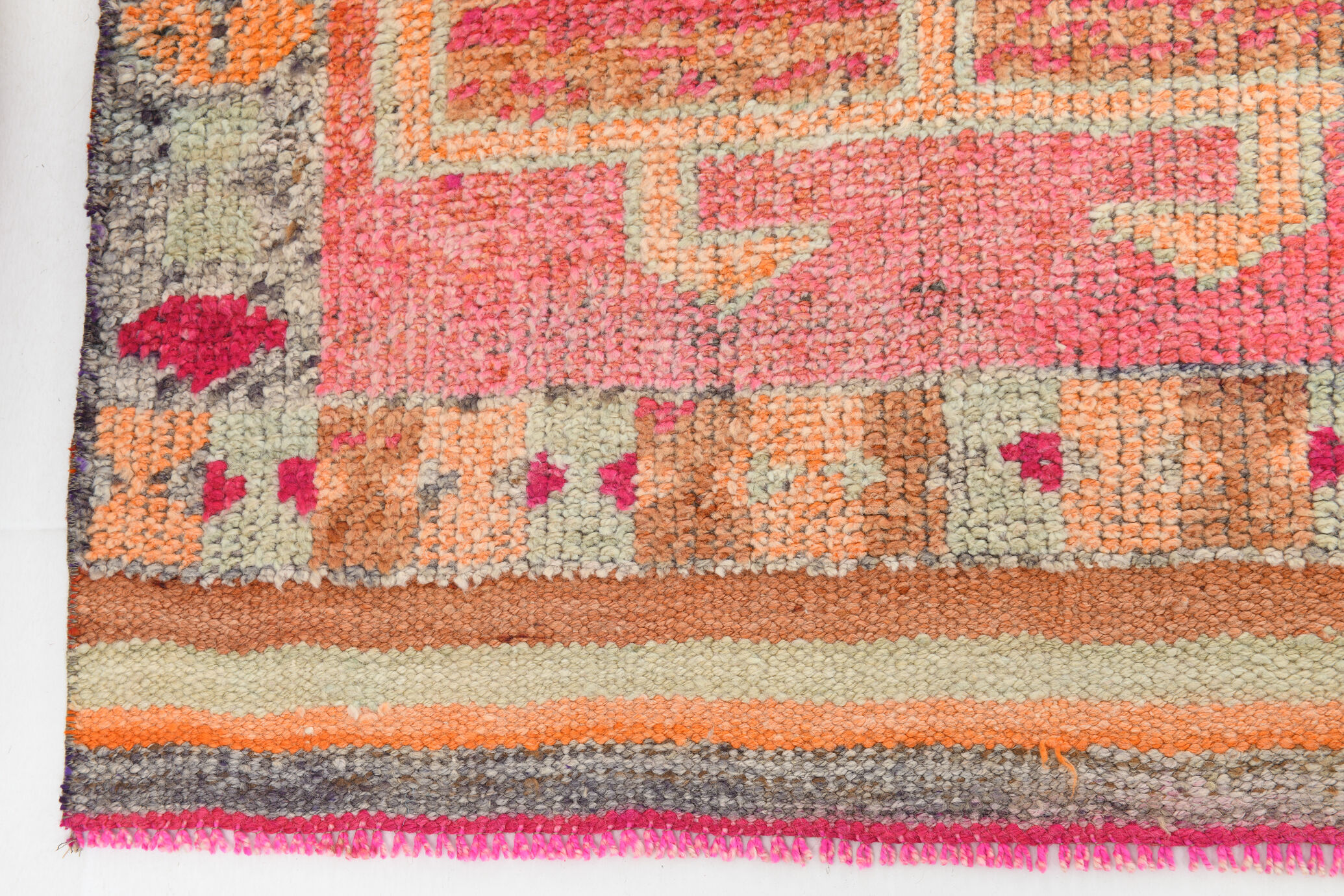 3x12 Herki Vintage Runner Rug, 98x356Cm