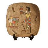 Fratelli Fanciullacci plate Italian pottery fifties design