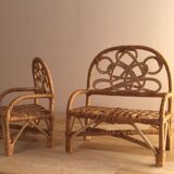 Mobilier poupée vintage