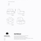 Fauteuil pivotant contemporain