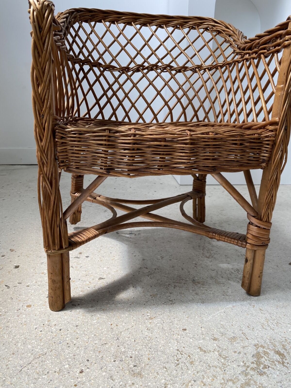 Rattan children's chair