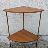 Pair of Corner Shelves 60/70 Vintage Design Console Table