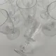 9 grands verres en cristal de Baccarat, modèle Champigny.