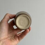 Set of 5 Digoin stoneware mugs