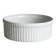 White hollow dish in Pillivuyt porcelain