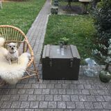 Old trunk or military chest