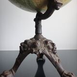 Earth globe l lebegue world map with cast 60cm paris xix