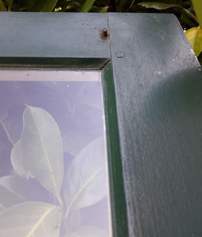 door 80x213cm Old oak glazed landing