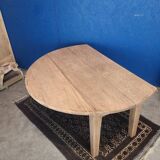 Vintage farmhouse coffee table with flap