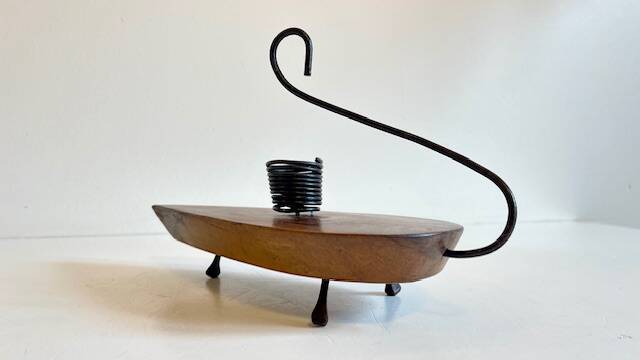 Brutalist vintage candleholder