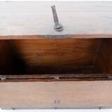 Asian wooden chest with decorative fittings