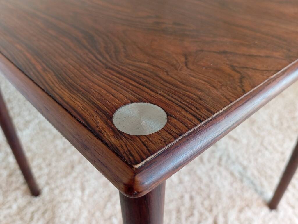 Table basse scandinave en palissandre Georg Petersens