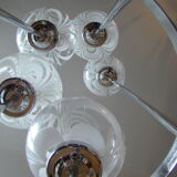 Vintage floor lamp 5 Globes Mazzega cascading