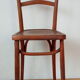 Chaise de bistrot art-nouveau en bois courbé