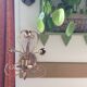 Gold metal wall light