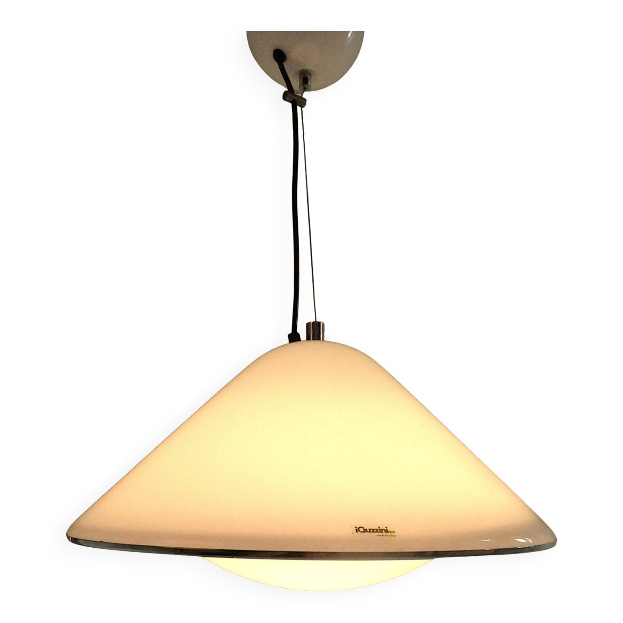 Elpis pendant lamp by Harvey Guzzini for Iguzzini, Italy 1970s