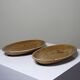 2 oval stoneware/ceramic dishes, vintage Salins, 1960s