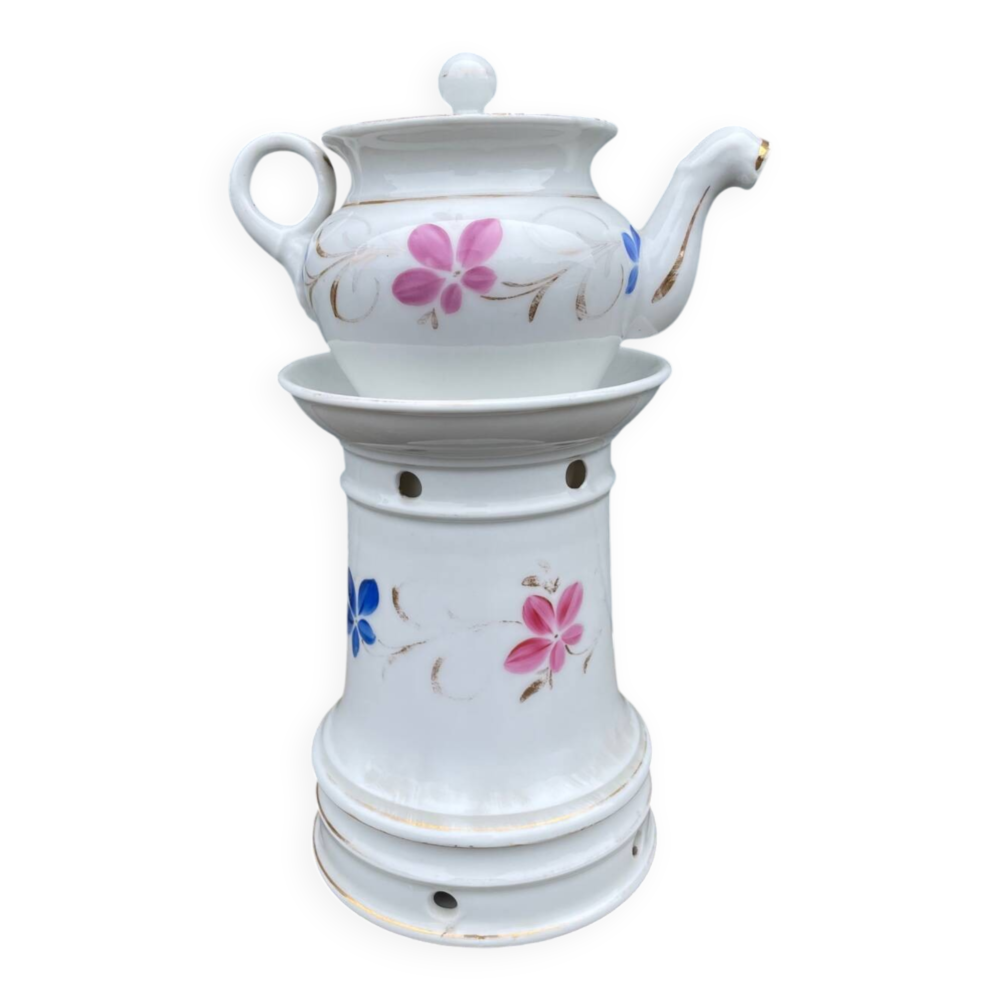 Antique porcelain teapot