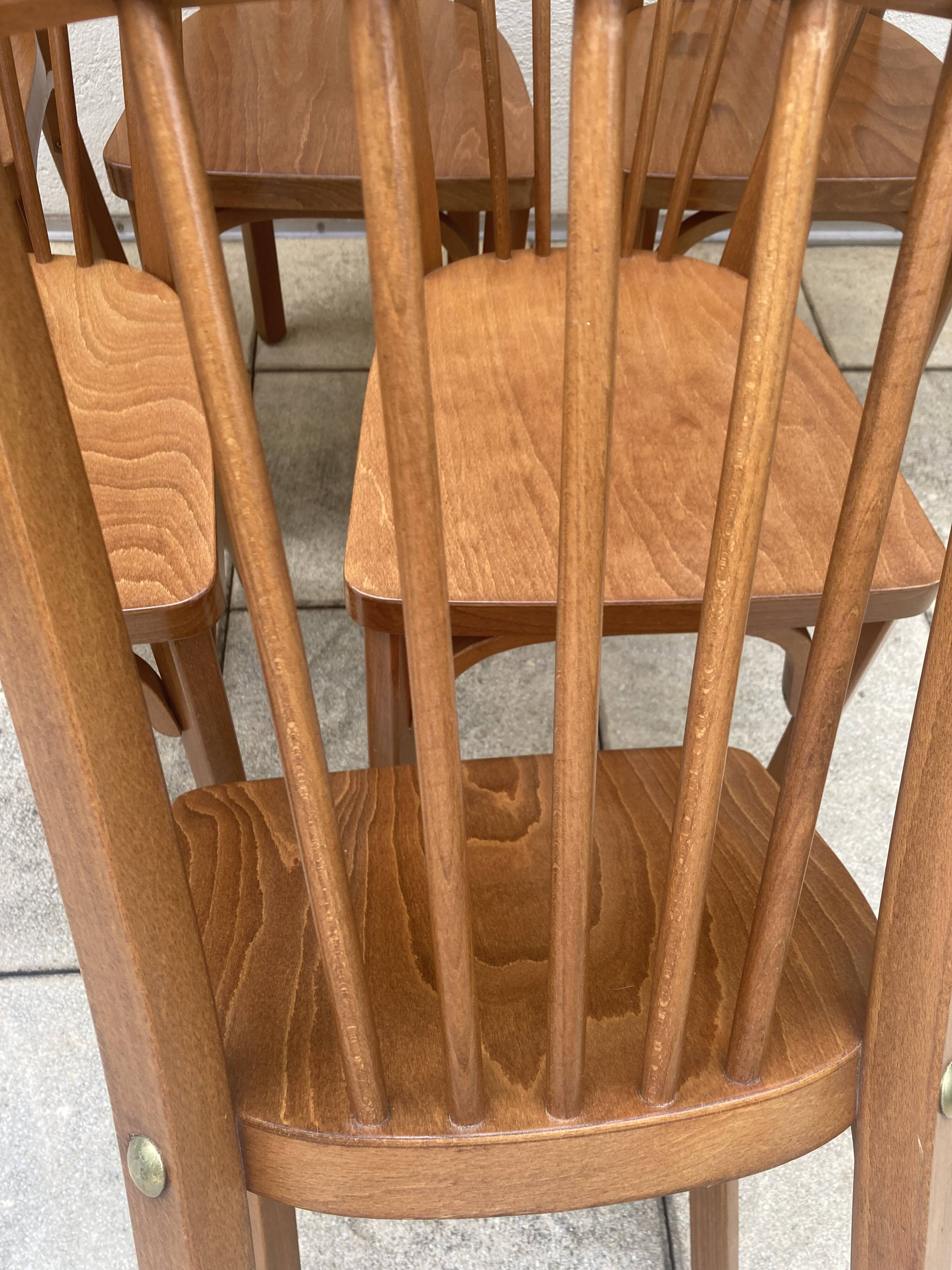 6 Baumann bistro chairs