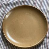 8 beige Berne stoneware plates wabi sabi