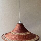 Wicker pendant lamp