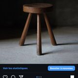 Jean Touret stool for the artisans of Marolles.