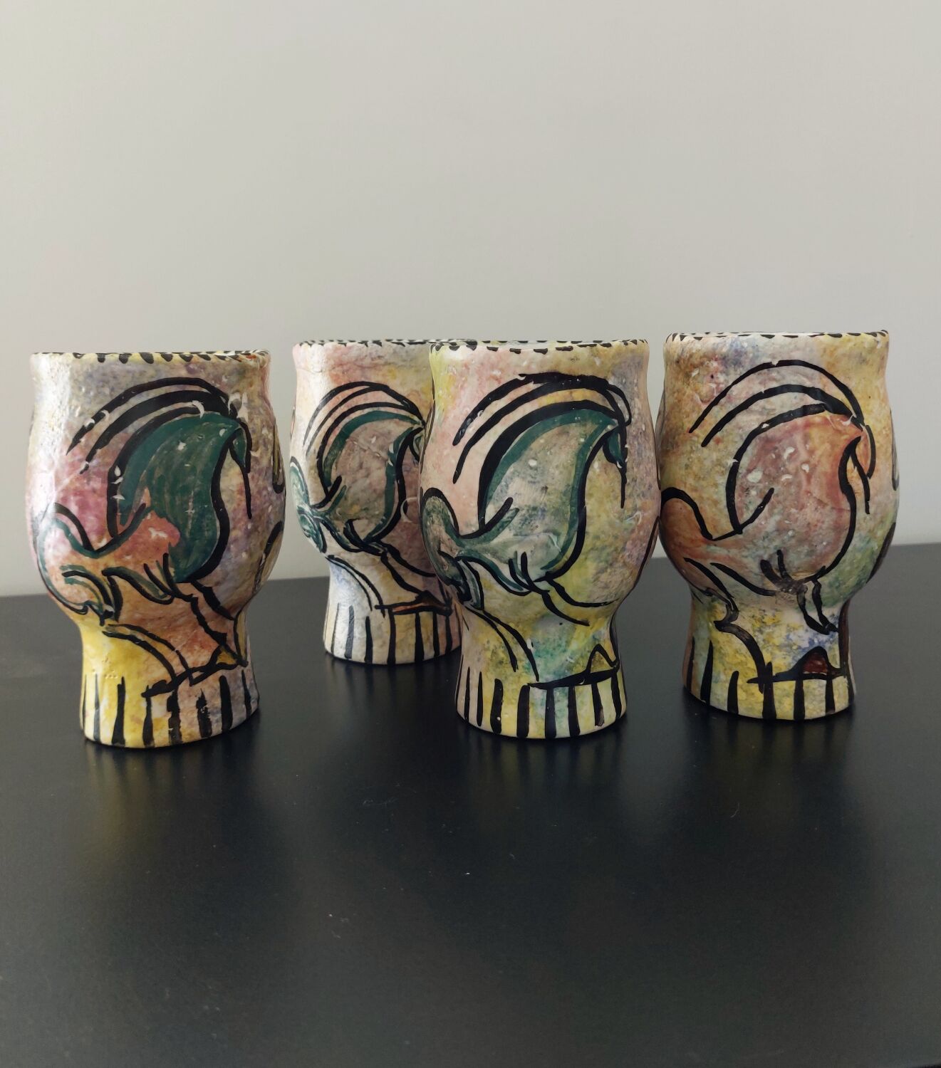Vintage ceramic cups