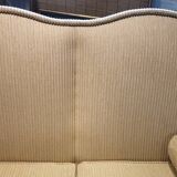 Louis Xlll style walnut bench with sheep bone